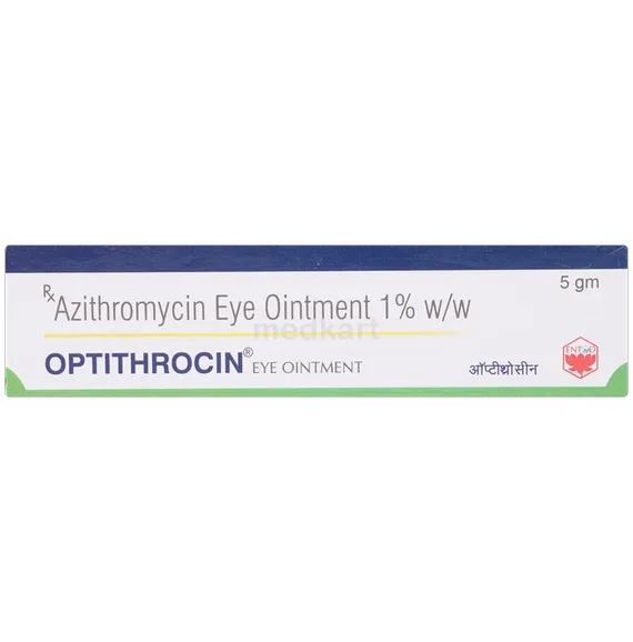 optithrocin eye ointment 5 gm